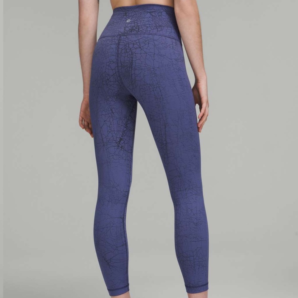 LULULEMON Wunder Train High-Rise Tight 25" *Thread Dye Night Sea Black*